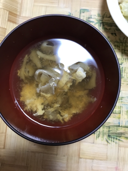 舞茸とたまごの中華スープ