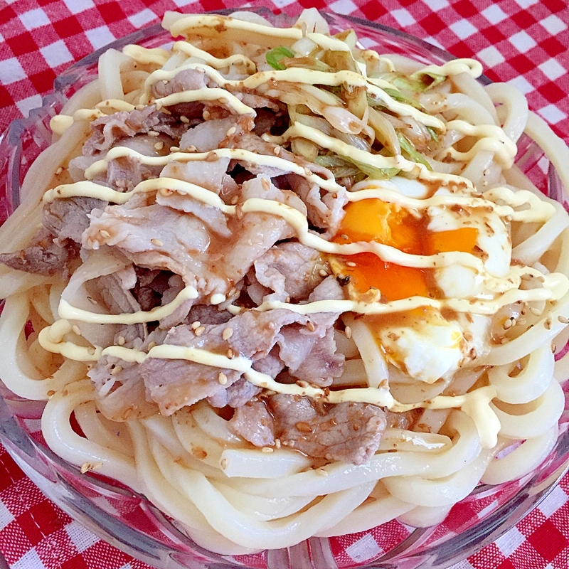 肉玉うどん☆