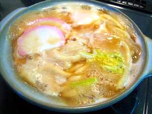 簡単みそ煮込みうどん風