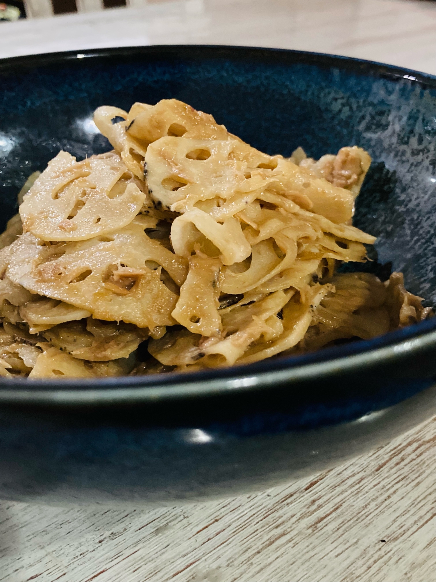 ＊簡単＊れんこんとツナの甘辛炒め