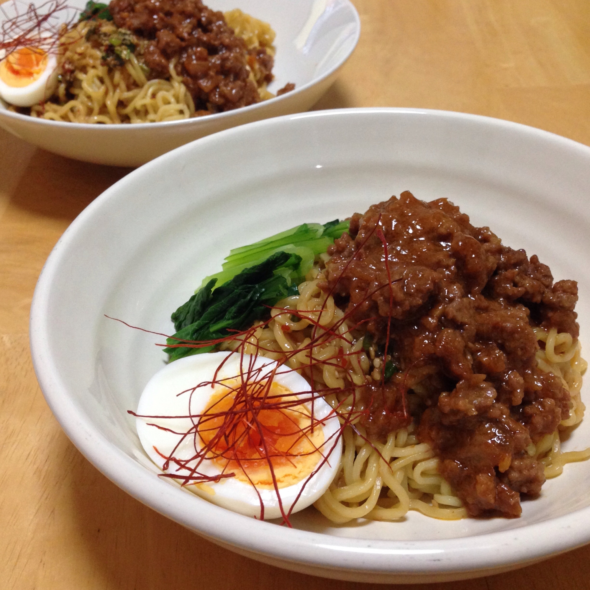 ピリ辛っ汁なし坦々麺♪