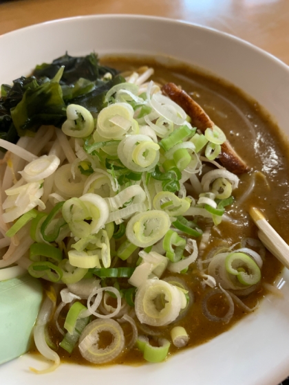 カレーラーメン！
美味しくできました。