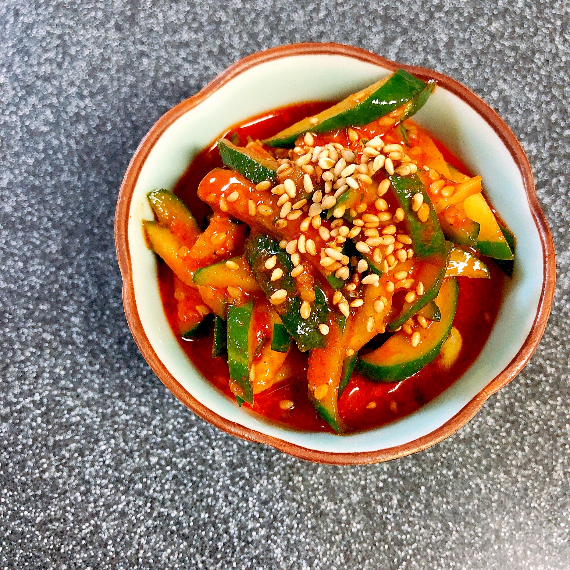 和えるだけ!韓国風ピリ辛きゅうり漬け