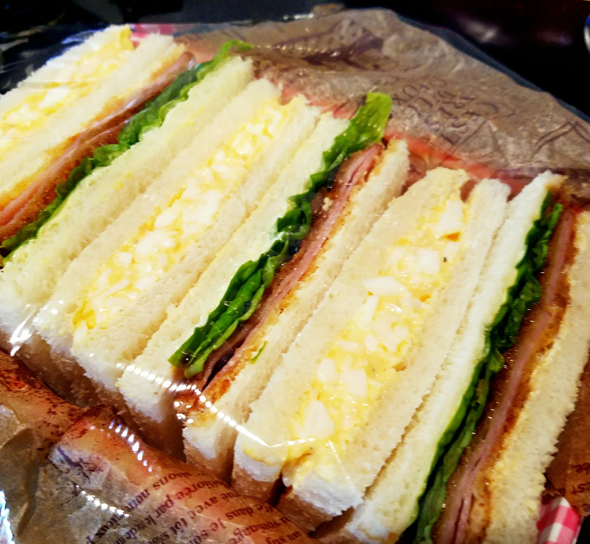 簡単‼満足‼ハムカツサンドイッチ
