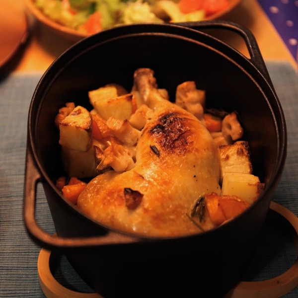 ダッチオーブンで 簡単 ローストチキン レシピ 作り方 By Ok Maman 楽天レシピ ダッチオーブンで 簡単 ローストチキン レシピ 作り方 By Ok Maman 楽天レシピ