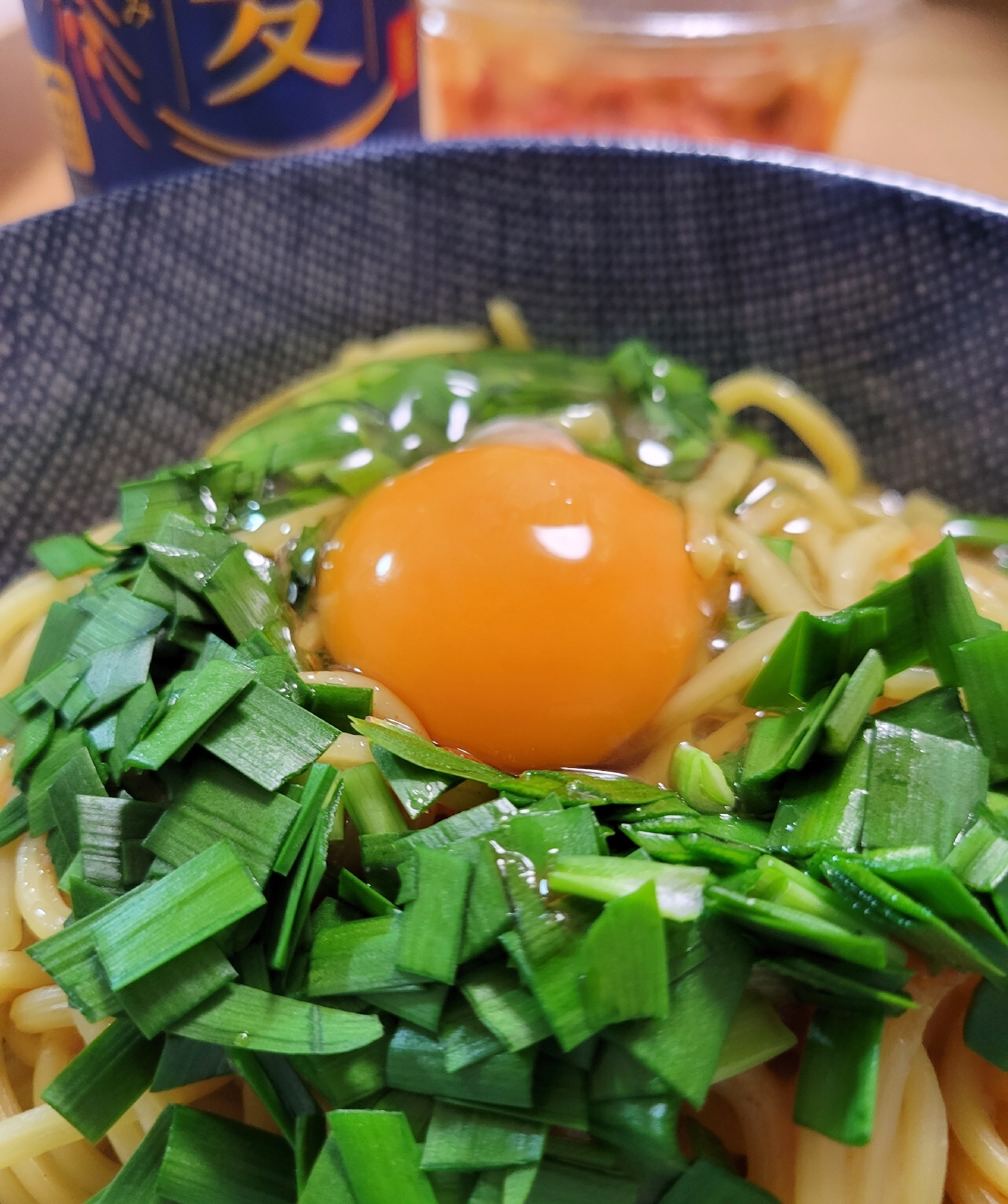 レンジで完成!海老混ぜそば