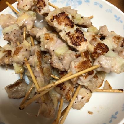 お家で焼き鳥（ねぎま）