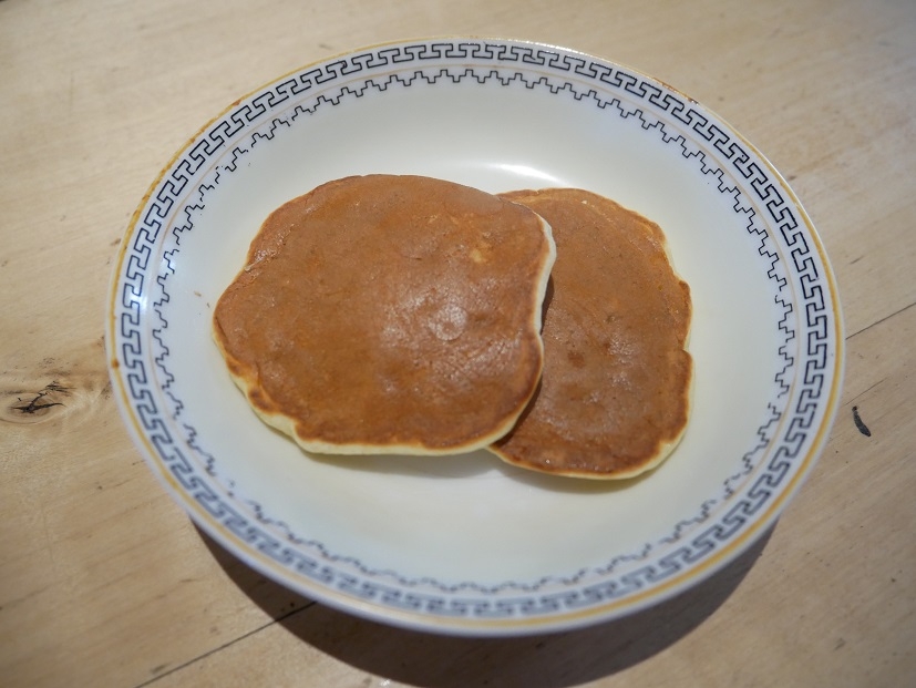 離乳食　バナナパンケーキ