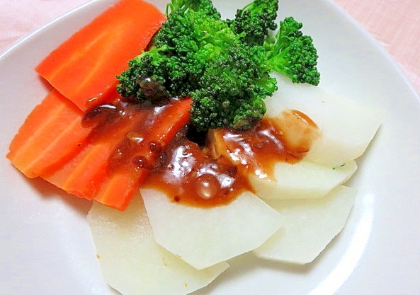 温野菜の味噌マヨ和え