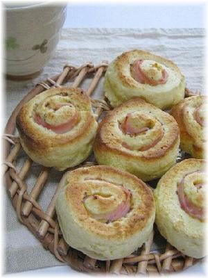 ホットケーキミックスにヨーグルト ハムの渦巻きパン レシピ 作り方 By はなまる子 楽天レシピ ホットケーキミックスにヨーグルト ハムの渦巻きパン レシピ 作り方 By はなまる子 楽天レシピ