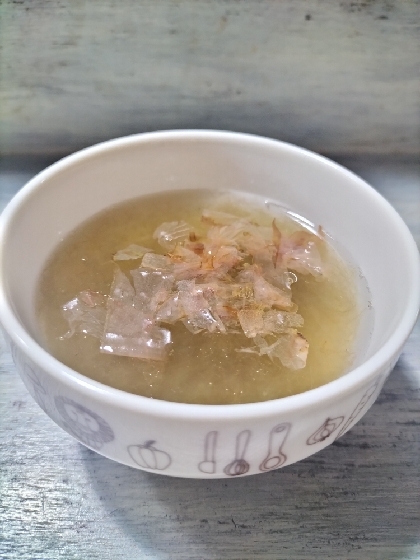 かつおだしのすまし汁