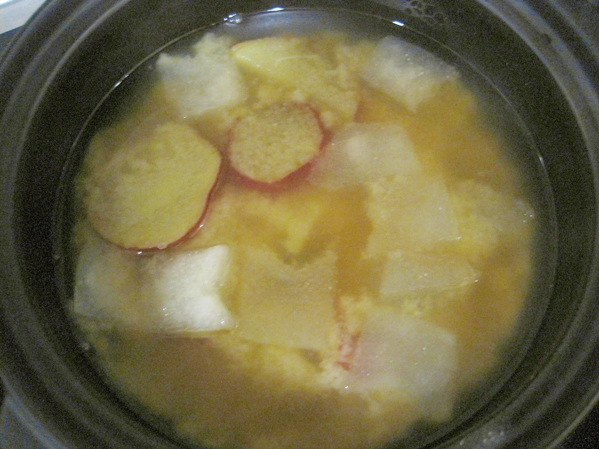 冬瓜とさつま芋のお味噌汁