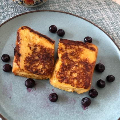 レンジで時短！味染みフレンチトースト★*。