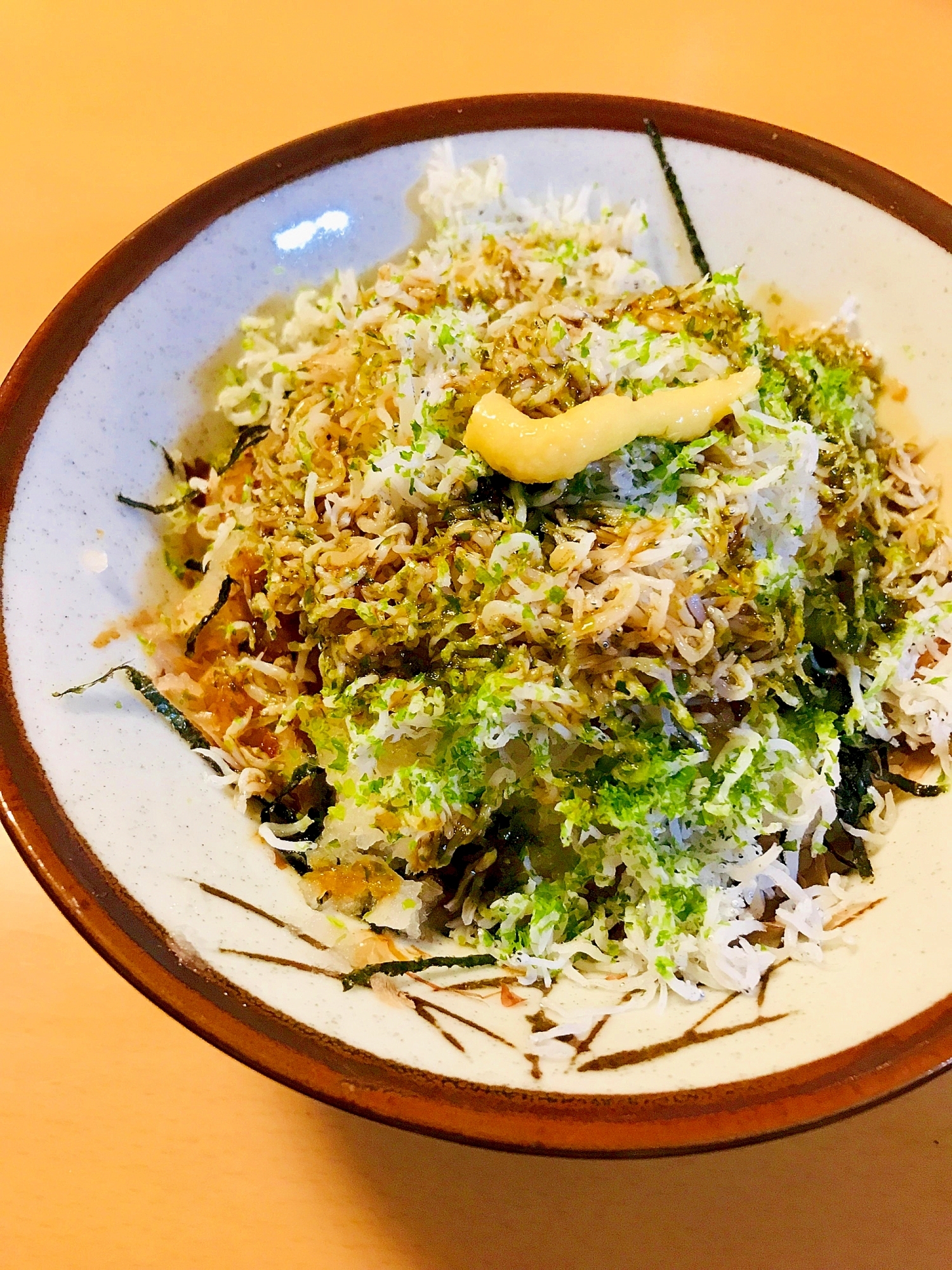 かつおぶし＆海苔●しらす＆おろし丼