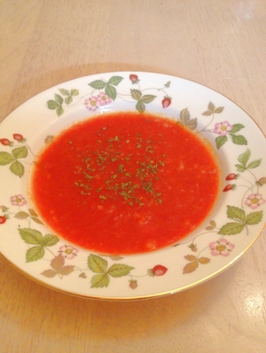 たらと野菜のトマトスープ