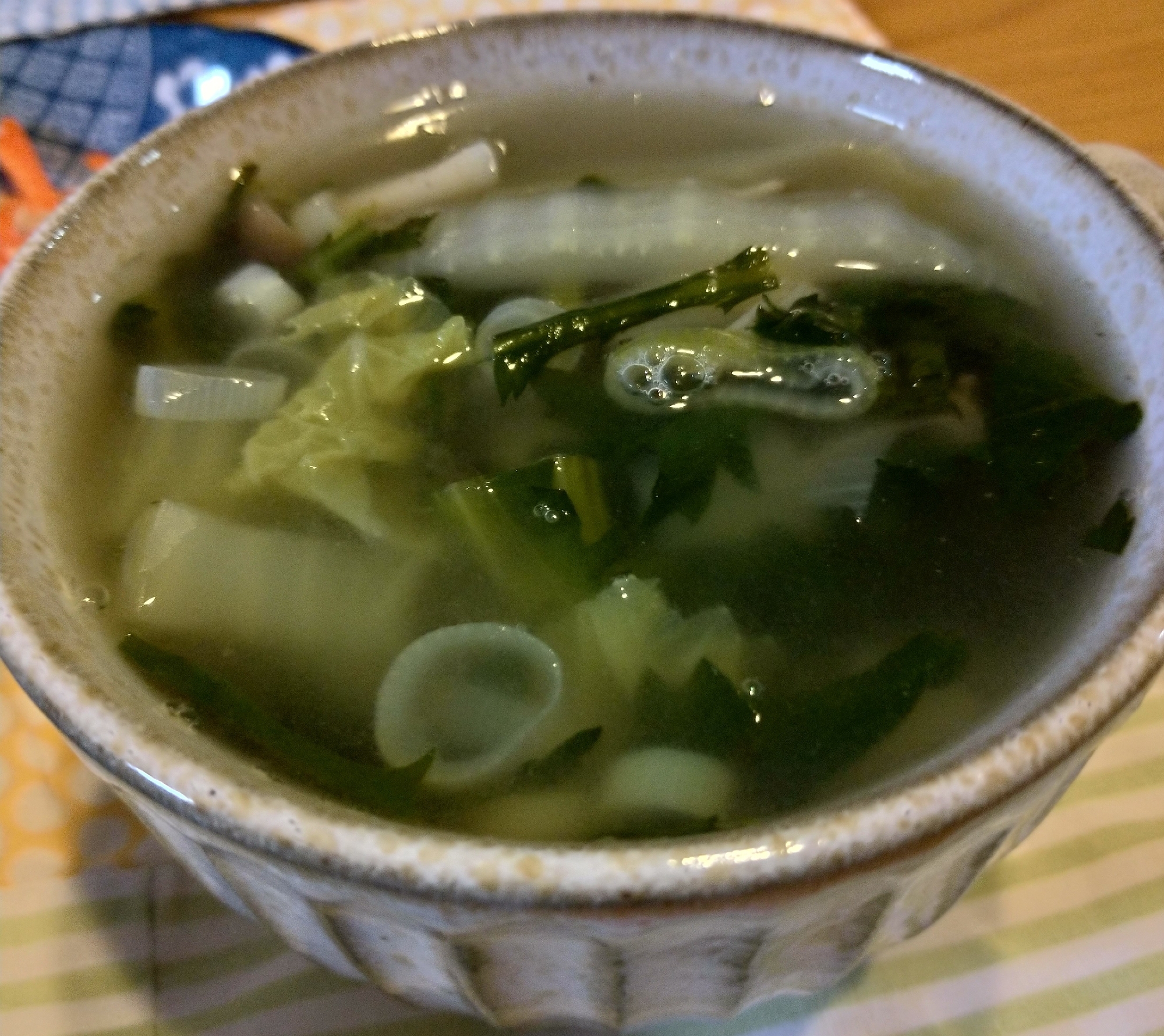 あったまる白菜スープ