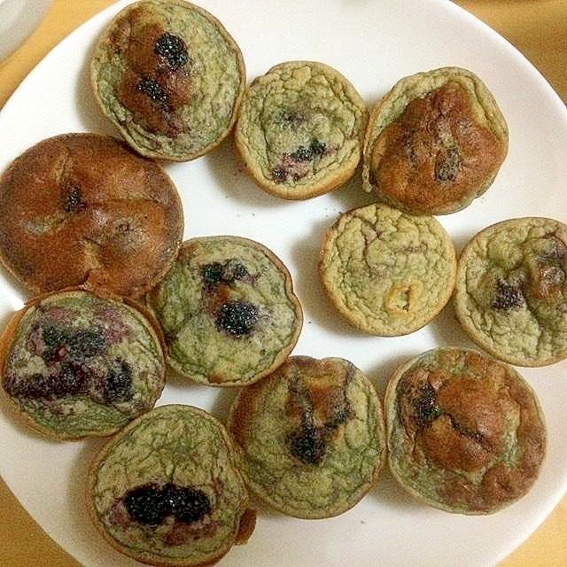 桑の実マルベリーの砂糖漬けで☆米粉のカップケーキ