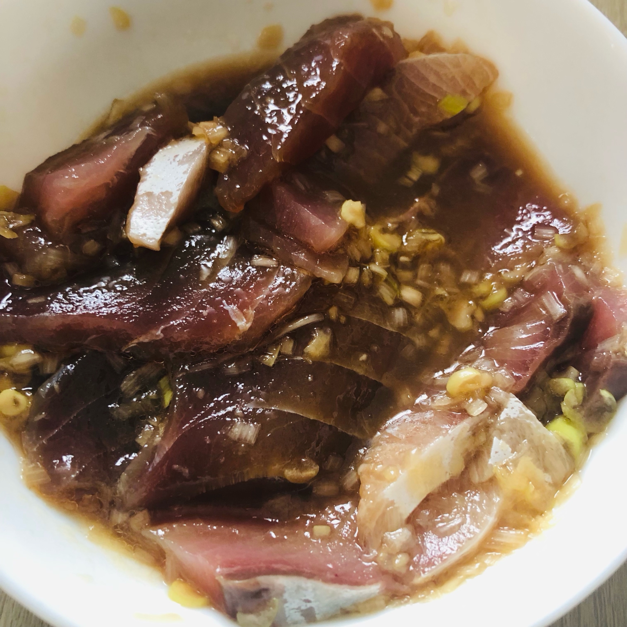 鰤の漬け
