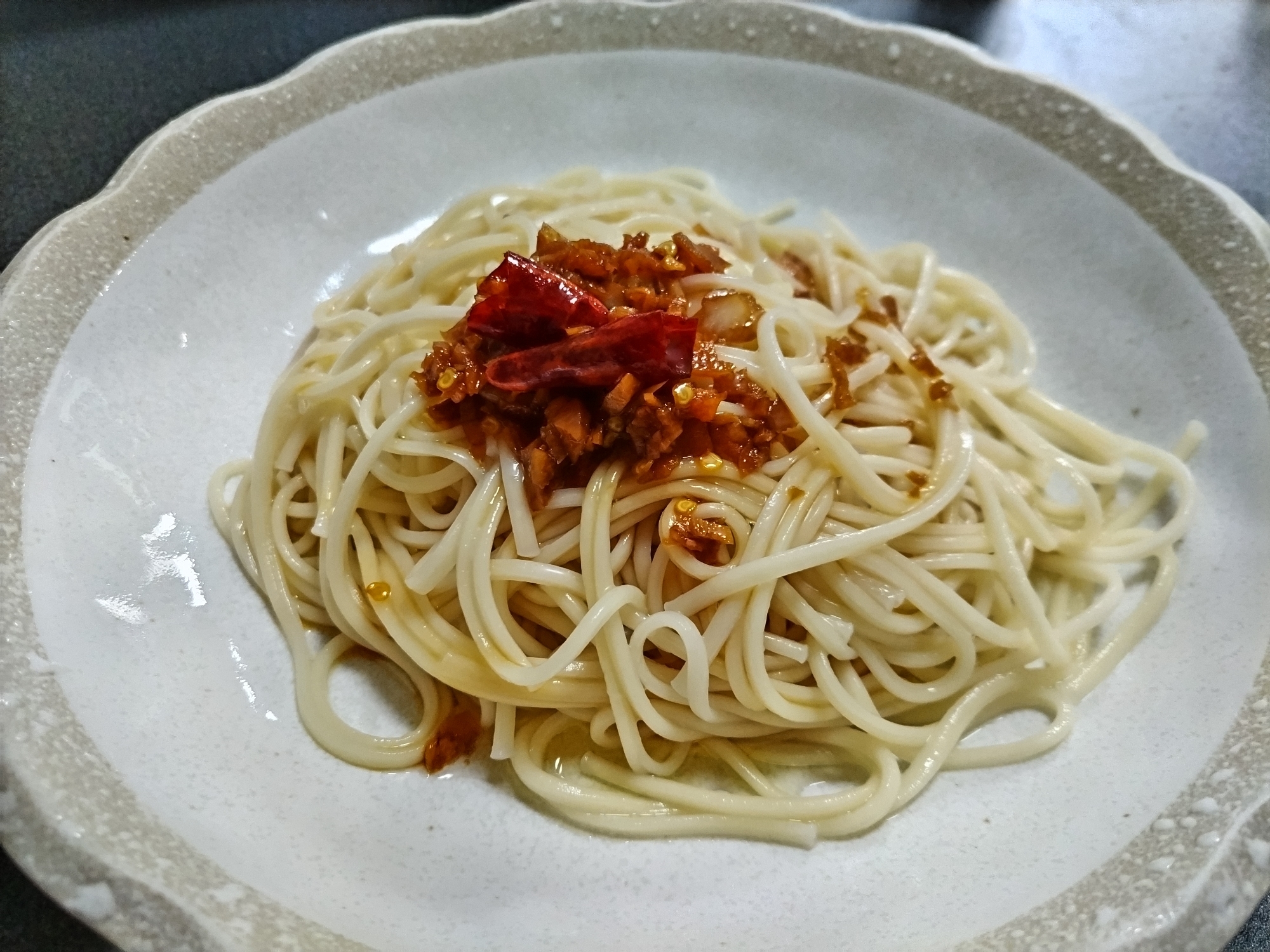 冷うま！冷製ガーリック醤油半田そうめん