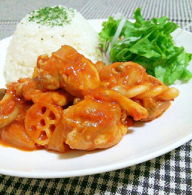 チキンのトマト煮込み