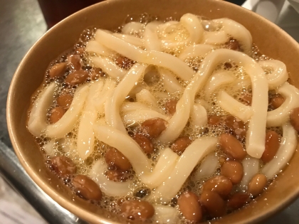 ふわとろ♡納豆卵うどん