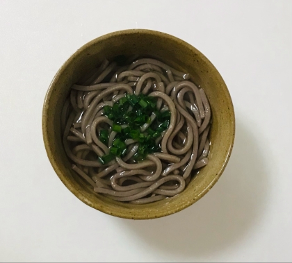 煮物の残り汁で素麺