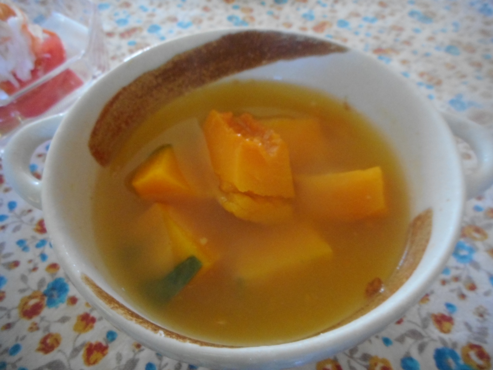 カボチャの生姜スープ