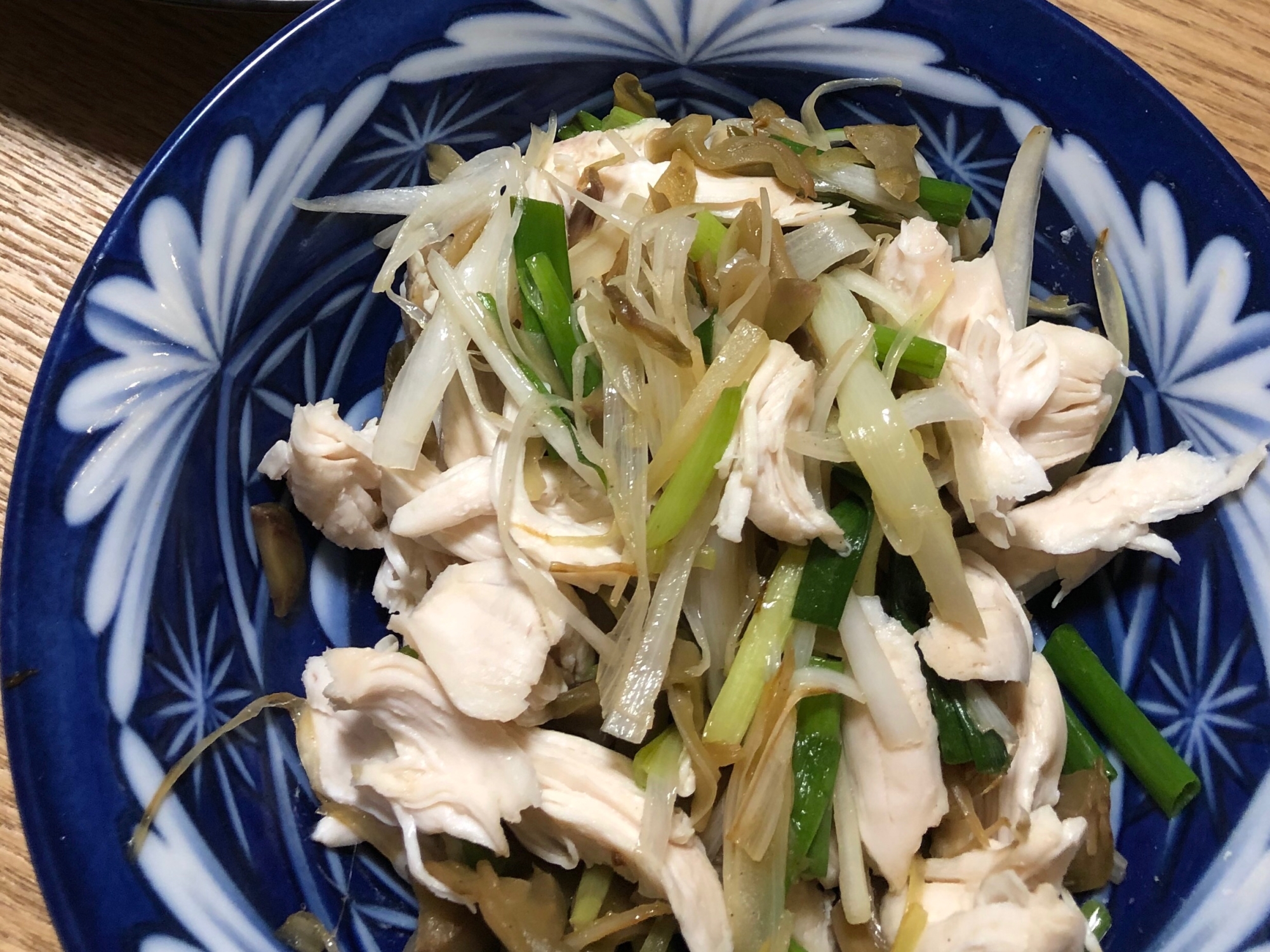 ザーサイとささみの中華炒め