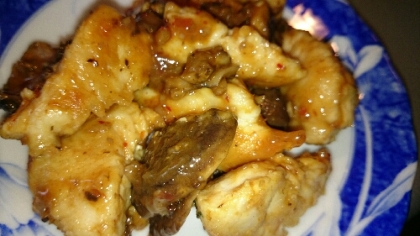 ささみとシイタケで麻婆炒めできるなんてビックリです～Σ(゜Д゜)しかもヘルシーで美味しいしぃ～♪また作りたいです～(^o^)