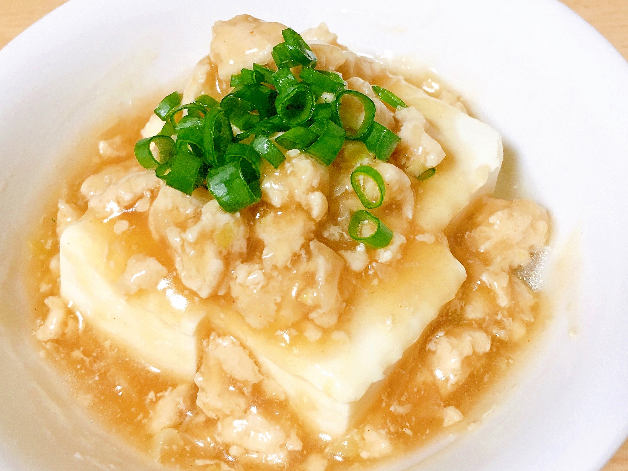 母直伝!豆腐の和風そぼろあんかけ