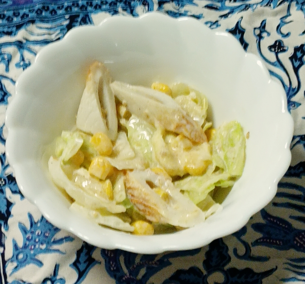 簡単☆キャベツとちくわのサラダ