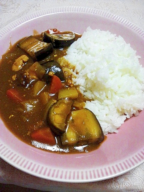 茄子でジューシー夏カレー