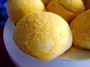 コーンミールでコーンパン