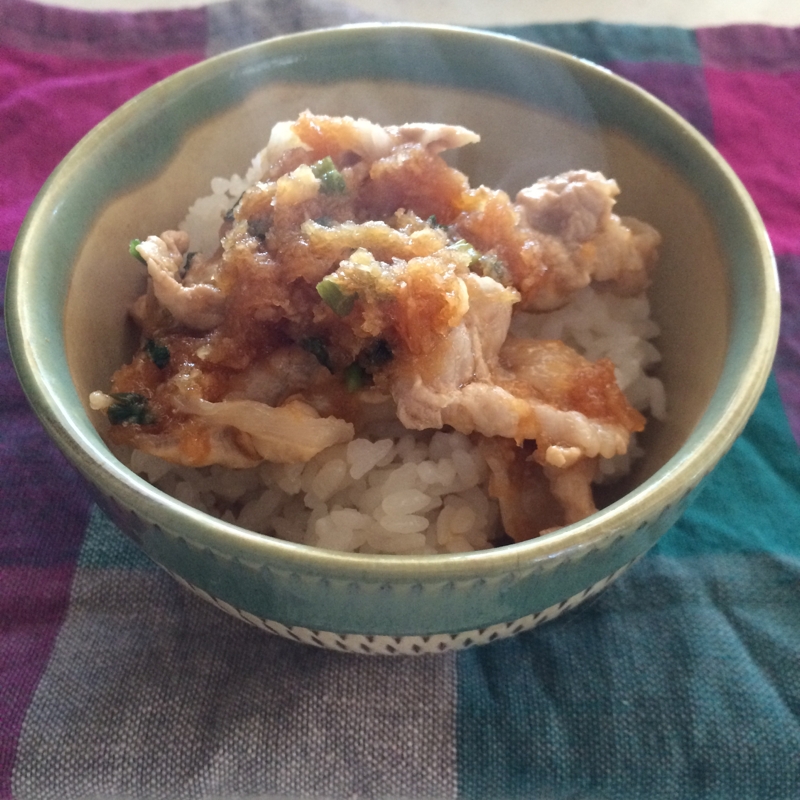 さっぱり豚のおろし丼