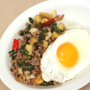 超簡単ガパオ タイ風ひき肉とバジル炒め レシピ 作り方 By りおん45 楽天レシピ 超簡単ガパオ タイ風ひき肉とバジル炒め レシピ 作り方 By りおん45 楽天レシピ