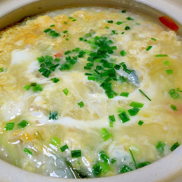 カニすき鍋の後に 旨味たっぷりカニ雑炊 レシピ 作り方 By ミルク白うさぎ 楽天レシピ カニすき鍋の後に 旨味たっぷりカニ雑炊 レシピ 作り方 By ミルク白うさぎ 楽天レシピ