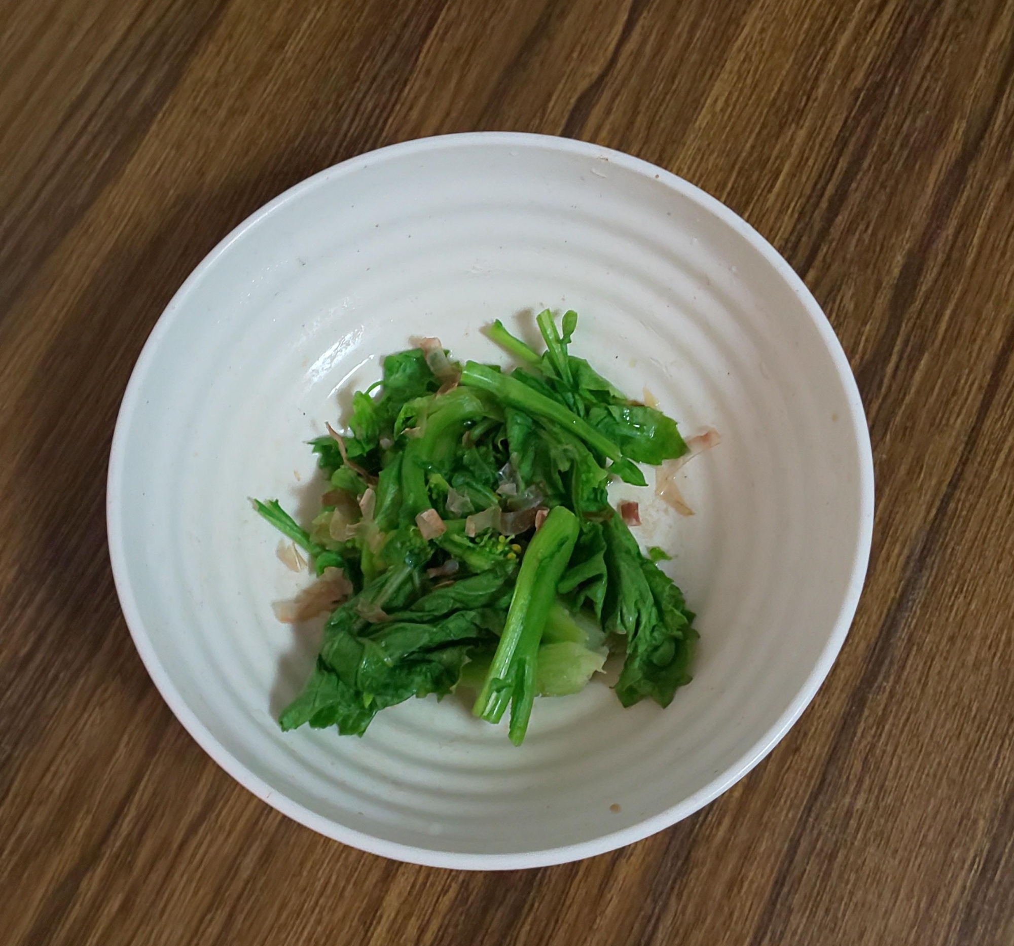 菜の花のおかか和え