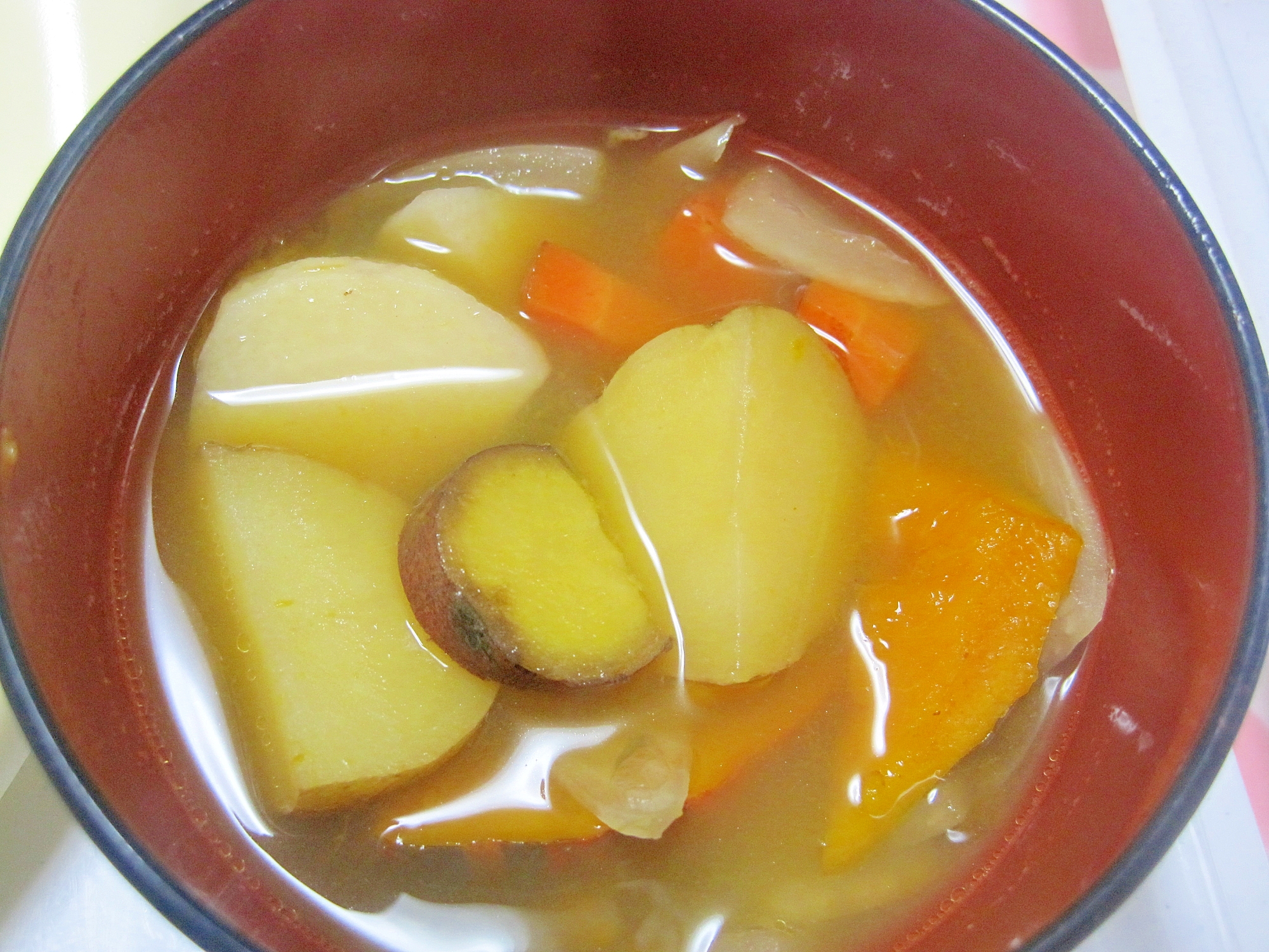 秋のお芋のスープ