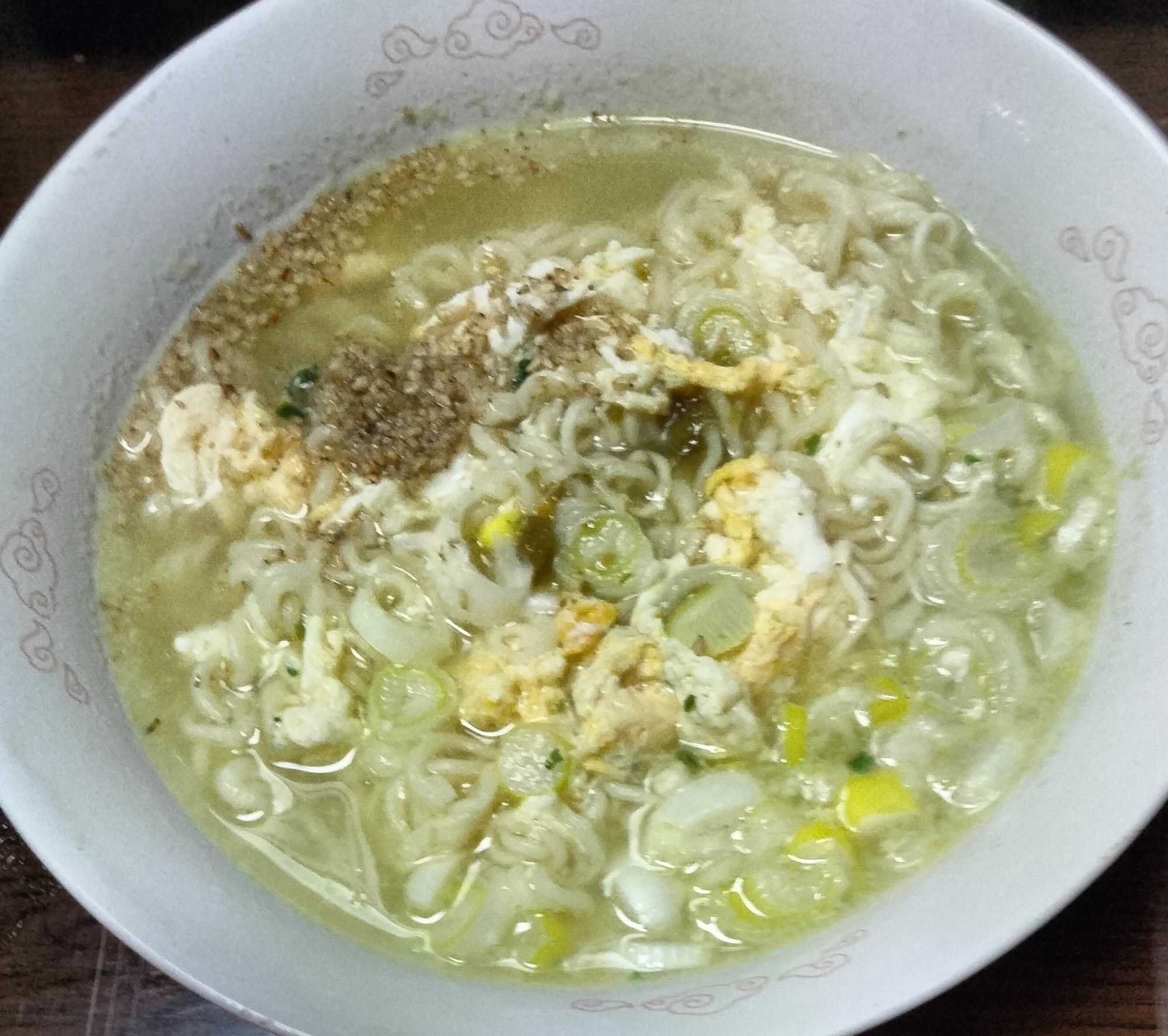 ゆず胡椒入り♡白ねぎたっぷり塩ラーメン