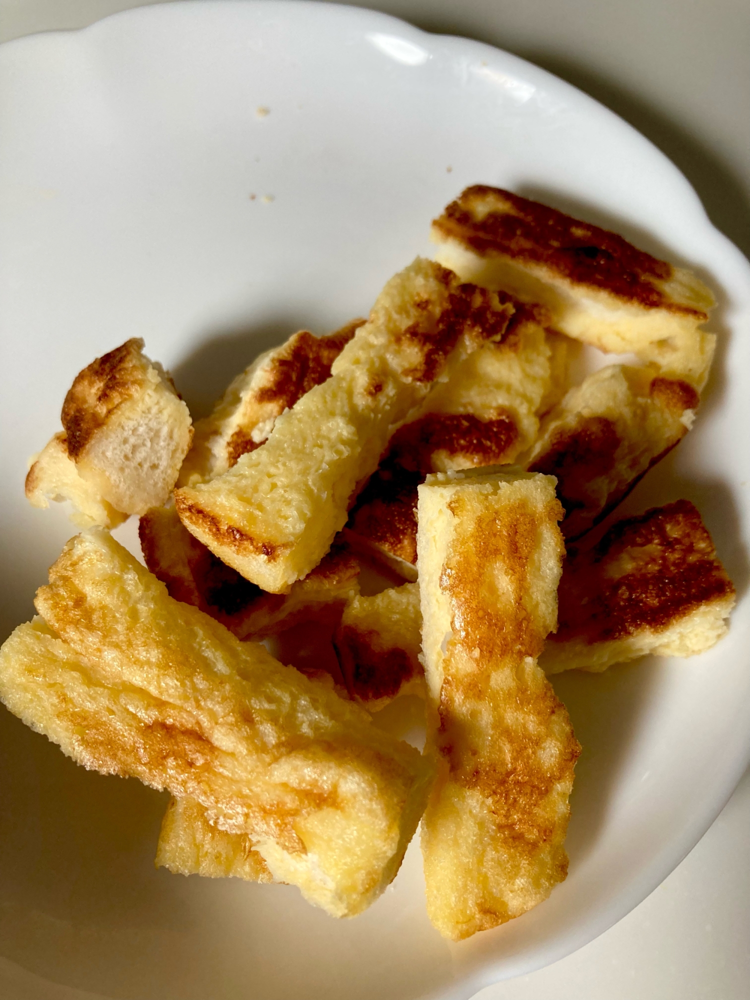 離乳食後期 やわらかフレンチトースト レシピ 作り方 By 芋ころママ 楽天レシピ