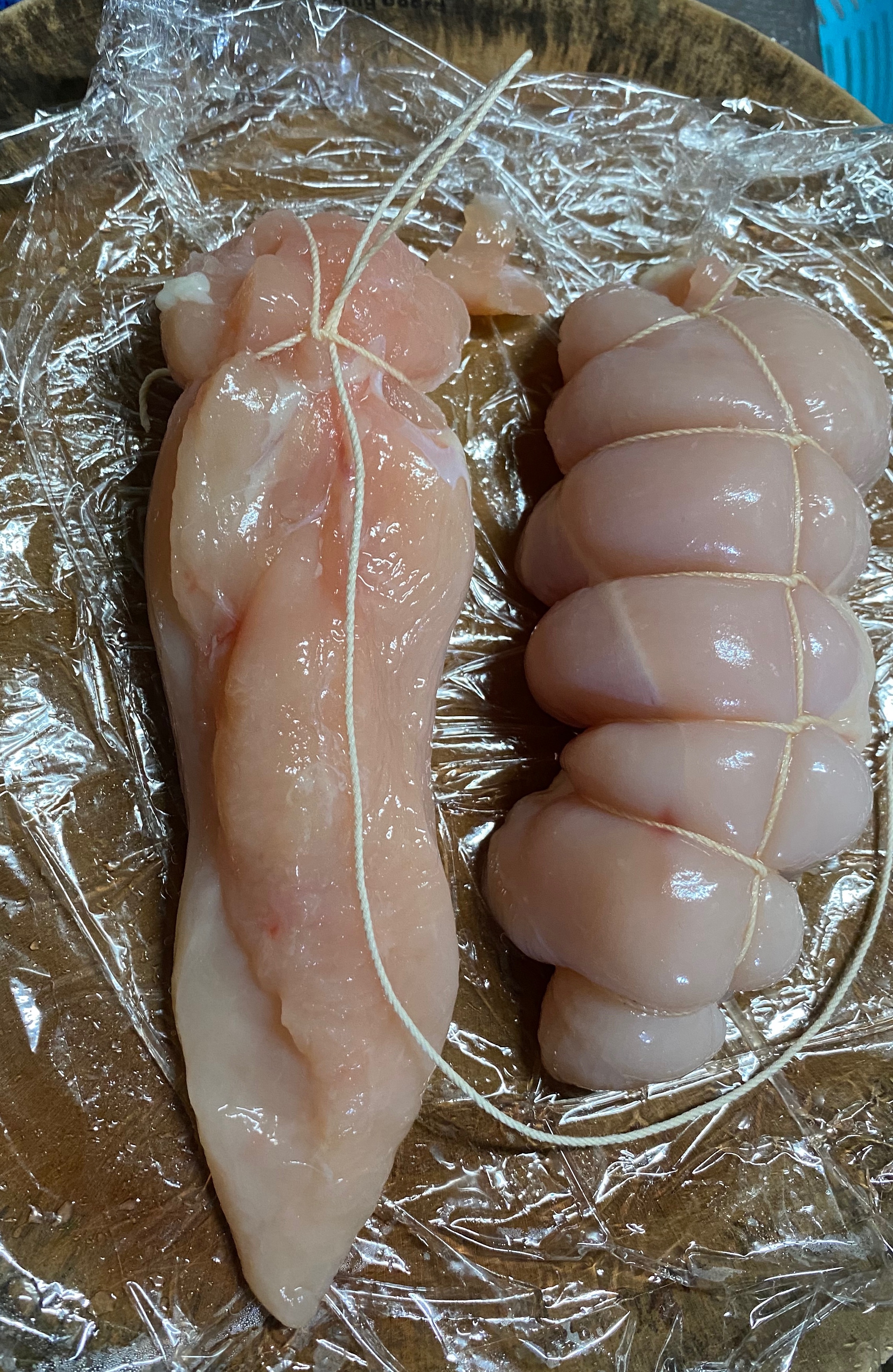胸肉 タコ糸の縛り方 レシピ 作り方 By Natukitchen 楽天レシピ