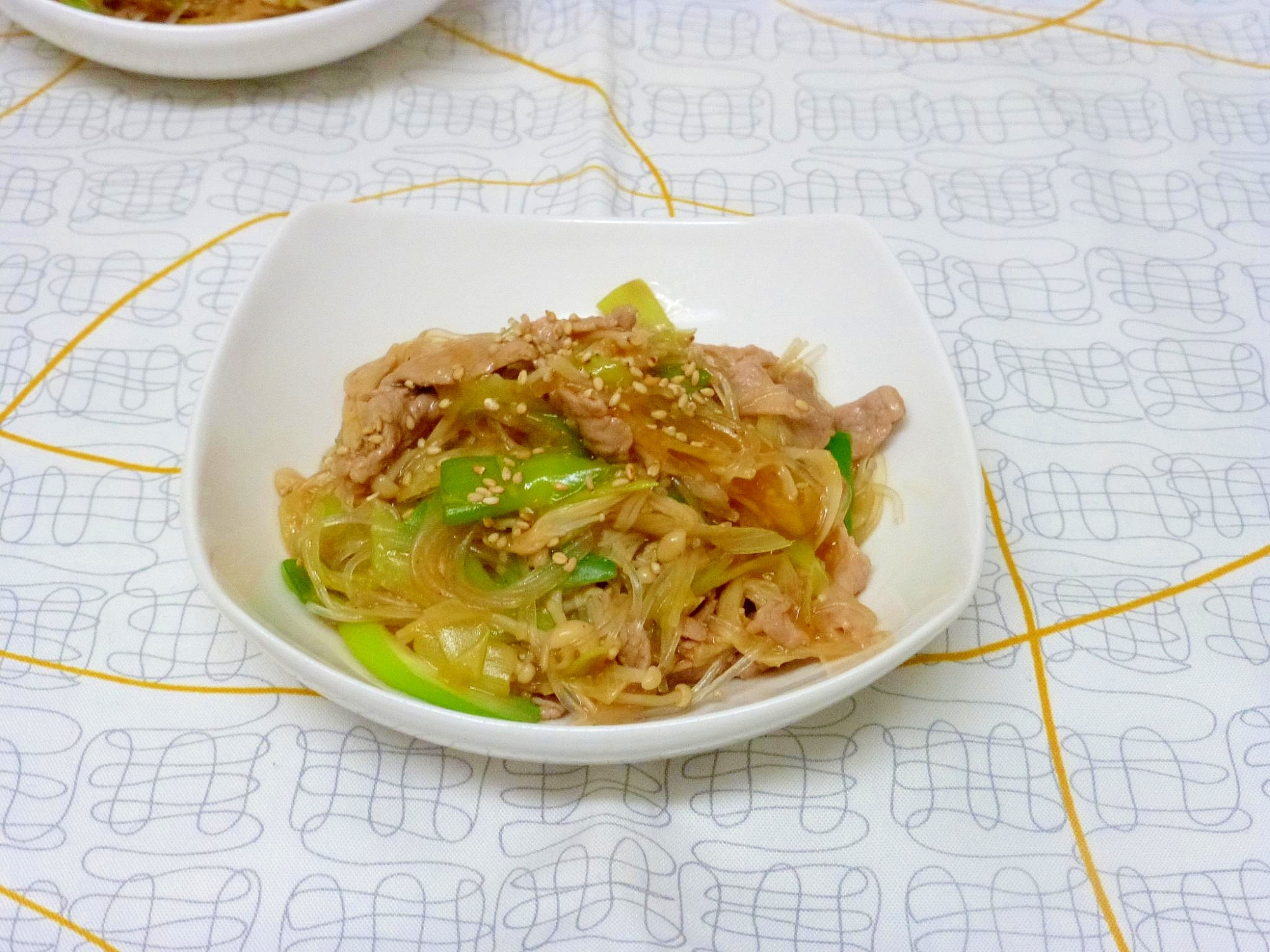 豚肉と春雨の炒め煮