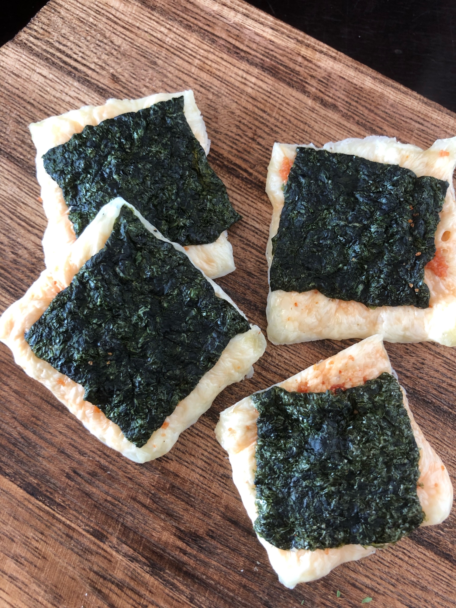 【スパークリングワインに合う】明太海苔チーズせん餅