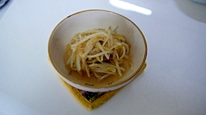 節約簡単^^もやしのピーナッツバター和え
