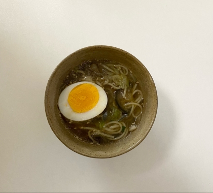 ミックス野菜で醤油ラーメン