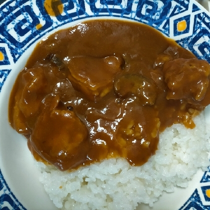 茄子チキンカレー