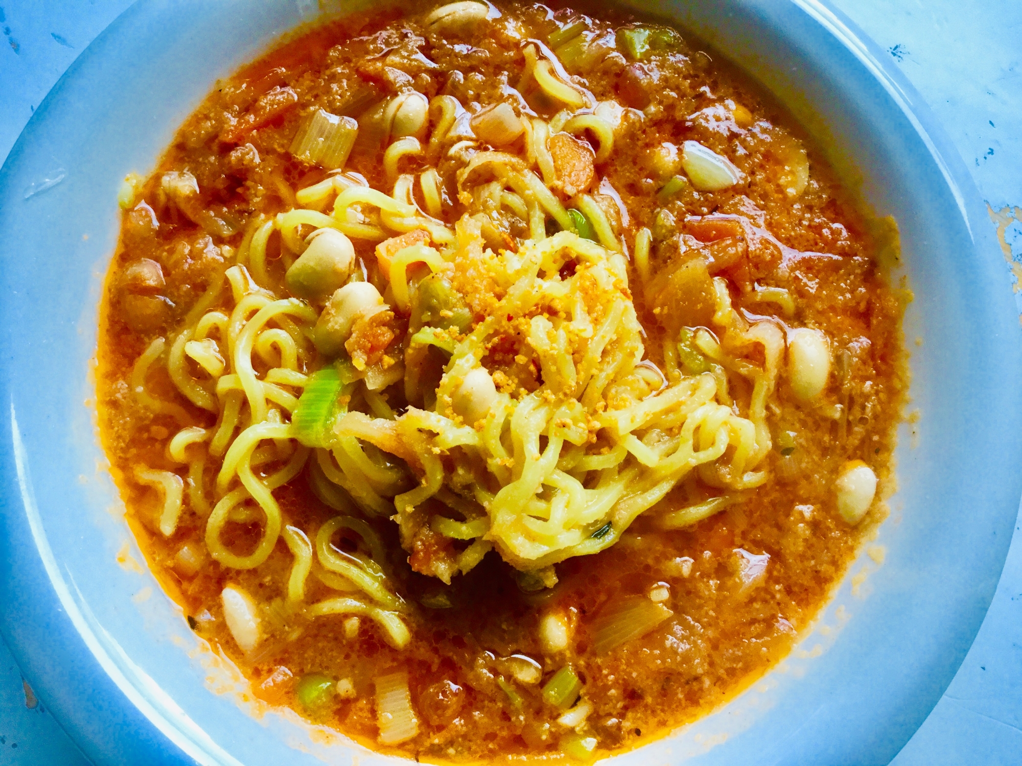 チリコンカン風ラーメン