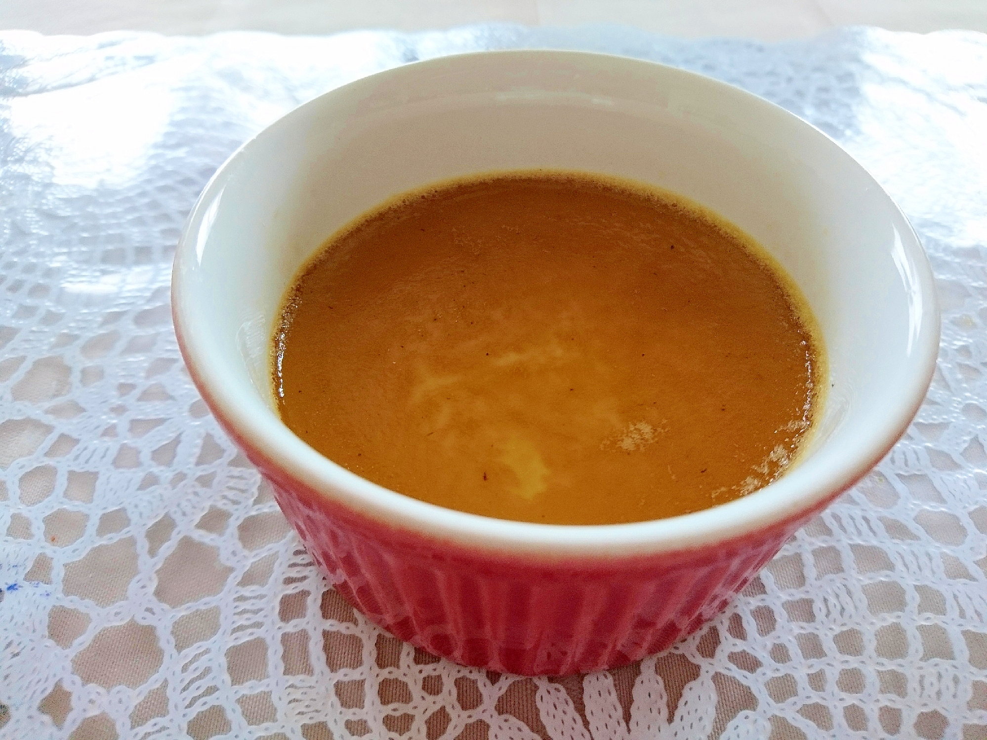 豆乳ほうじ茶プリン