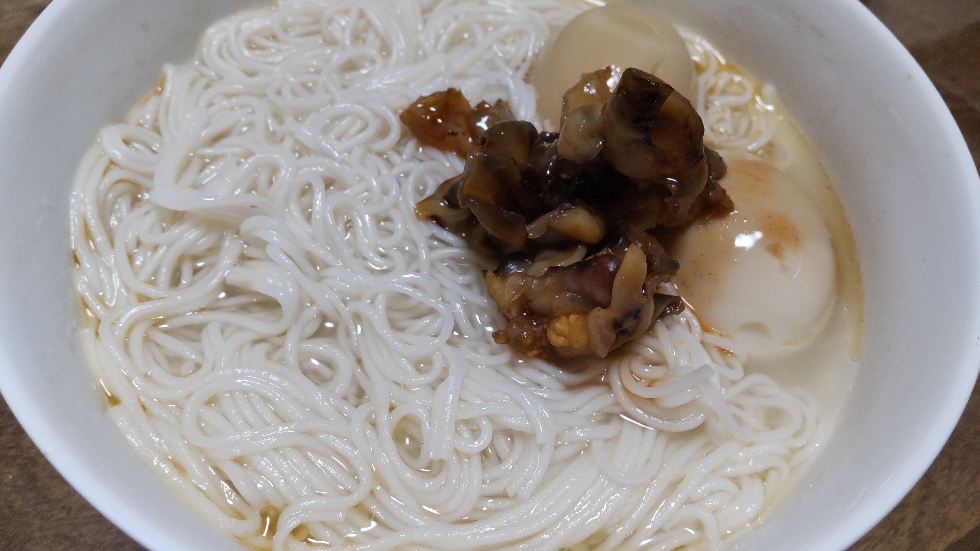ピリ辛温素麺