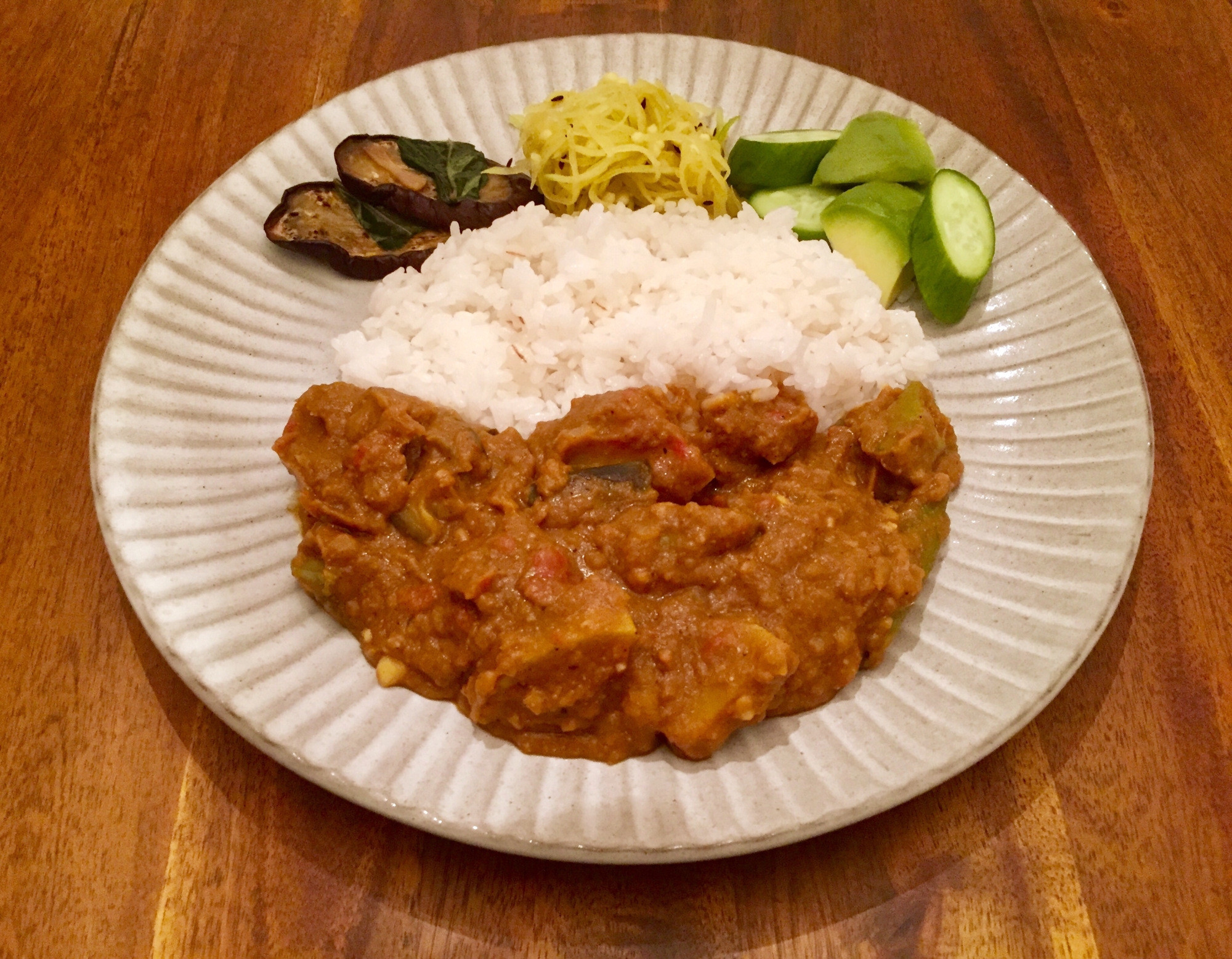 ヴィーガン☆夏野菜のスパイスカレー